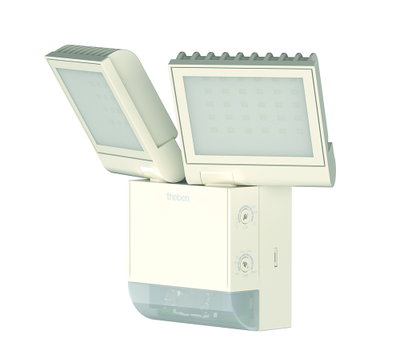 LED-Strahler mit Bewegungsmelder, weiss, 4000 K, 2x900 lm