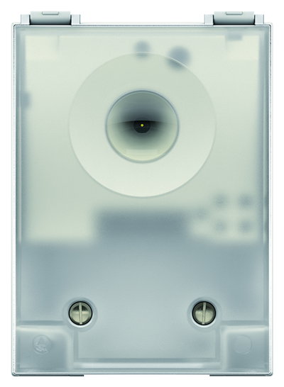 Wandaufbau-Dämmerungsschalter, 2-200 Lux, mit Adapterplatte