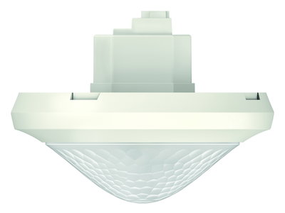 KNX Präsenzmelder für Deckenmontage, 2xLicht u. 2xHKL, max. 24 m Durchmesser