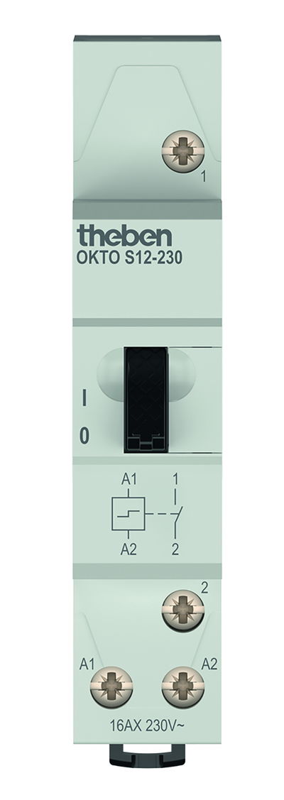Elektromechanischer Stromstoßschalter mit 1 Kanal/Kontakt (Schließer)