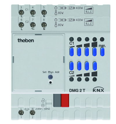 KNX Universal-Dimmaktor 2-fach, Grundgerät