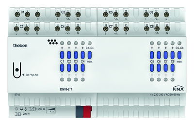 KNX Universal-Dimmaktor 8-fach