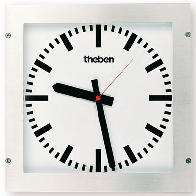 KNX Nebenuhr, einseitige Wanduhr, für Operationssaal