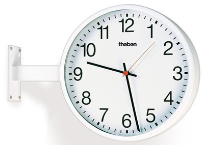 KNX Nebenuhr, doppelseitige Wanduhr