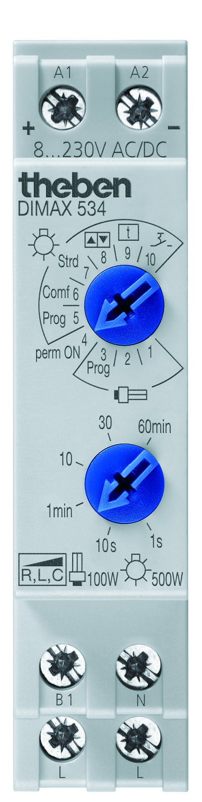 Reiheneinbau-Dimmer für ESL und 230V LED-Lampen