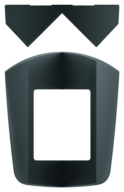 Eckmontagewinkel theLuxa, schwarz
