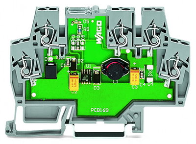 DC-DC-Wandler Eingangsspannung DC 24 V Ausgangsspannung DC 5 V grau