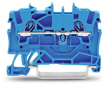 2-Leiter-Durchgangsklemme 1,5 mm² für Anwendungen Ex e II u. Ex i geeignet blau