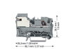 1-Leiter-Potentialausgleichsklemme 6 mm² Push-in CAGE CLAMP® grau