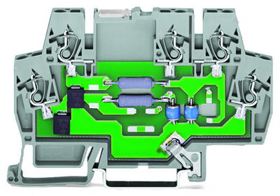 Überspannungsschutzmodul für Signaltechnik Nennspannung DC 24 V für 2 Signalpfade mit gemeinsamer Ableitung