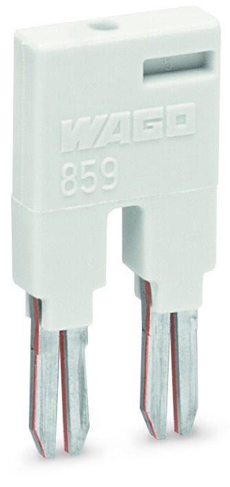 Brücker für Brückungsschacht 2-fach lichtgrau