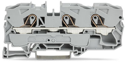 3-Leiter-Durchgangsklemme 10 mm² für Anwendungen Ex e II geeignet grau