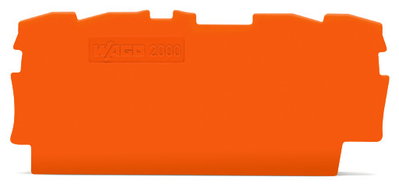 Abschluss- und Zwischenplatte 0,7 mm dick orange