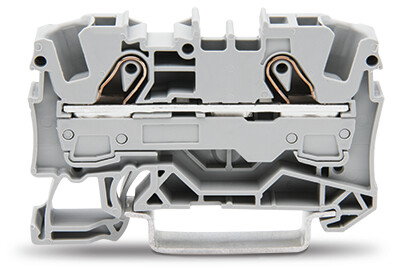 2-Leiter-Durchgangsklemme 6 mm² für Anwendungen Ex e II geeignet grau