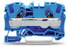 2-Leiter-Durchgangsklemme 6 mm² für Anwendungen Ex e II u. Ex i geeignet blau
