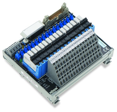 Übergabemodul für Systemverkabelung Steckverbinder gemäß DIN 41651 Stiftleiste
