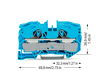 2-Leiter-Durchgangsklemme 16 mm² für Anwendungen Ex e II u. Ex i geeignet blau