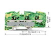 3-Leiter-Schutzleiterklemme 16 mm² für Anwendungen Ex e II geeignet grün-gelb