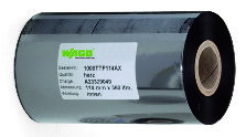 Thermotransferfarbband,für TP 298/TP 343,für Polyesteretiketten,schwarz