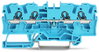 4-Leiter-Durchgangsklemme 4 mm² für Anwendungen Ex e II u. Ex i geeignet blau