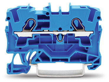 2-Leiter-Durchgangsklemme 4 mm² für Anwendungen Ex e II u. Ex i geeignet blau