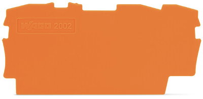 Abschluss- und Zwischenplatte 0,8 mm dick orange