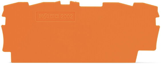 Abschluss- und Zwischenplatte,0,8 mm dick,orange