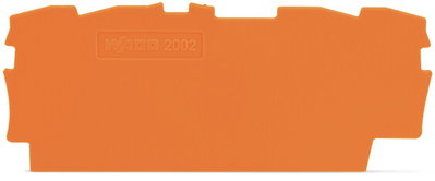 Abschluss- und Zwischenplatte 0,8 mm dick orange