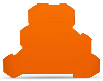 Abschluss- und Zwischenplatte 0,8 mm dick orange