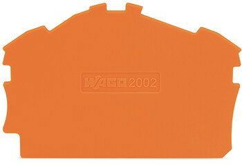 Abschluss- und Zwischenplatte 0,8 mm dick orange