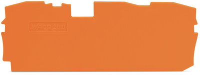 Abschluss- und Zwischenplatte 1 mm dick orange