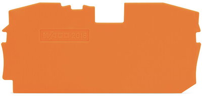 Abschluss- und Zwischenplatte 1 mm dick orange