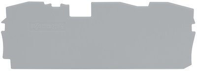 Abschluss- und Zwischenplatte 1 mm dick grau