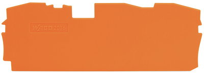 Abschluss- und Zwischenplatte 1 mm dick orange