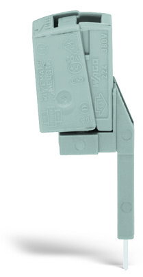 Prüfabgriff für max. 2,5 mm² für den werkzeuglosen Anschluss individueller Prüfleitungen von 0,08 mm - 2,5 mm grau