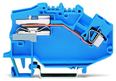 1-Leiter-N-Trennklemme 4 mm² CAGE CLAMP® blau