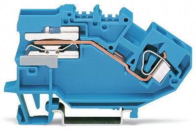 1-Leiter-N-Trennklemme 6 mm² CAGE CLAMP® blau