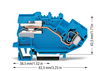 1-Leiter-N-Trennklemme 10 mm² CAGE CLAMP® blau