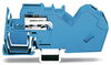 1-Leiter-N-Trennklemme 35 mm² mit integrierter Abschlussplatte blau