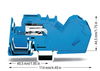 1-Leiter-N-Trennklemme 35 mm² mit integrierter Abschlussplatte blau