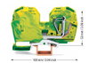 2-Leiter-Schutzleiterklemme 35 mm² mit integrierter Abschlussplatte grün-gelb