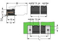 THR-Stiftleiste,Lötstift 1,0 x 1,0 mm,abgewinkelt,schwarz