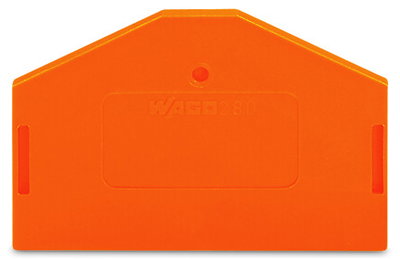 Abschluss- und Zwischenplatte 2,5 mm dick orange