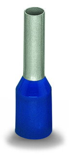 Aderendhülse Hülse für 2,5 mm² / AWG 14 mit Kunststoffkragen blau
