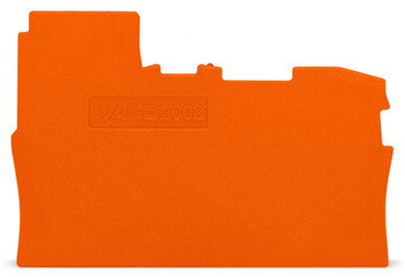Abschluss- und Zwischenplatte 0,8 mm dick orange