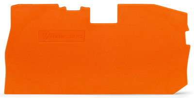 Abschluss- und Zwischenplatte 1 mm dick orange