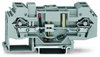 Erdleiter-Trennklemme 24 V 6 mm² grau