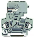 2-Leiter-Trennklemme,für Tragschiene 35 x 15 und 35 x 7,5,4 mm²,grau