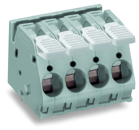Leiterplattenklemme,Hebel,16 mm²,grau