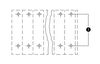 Doppelstock-Leiterplattenklemme 2,5 mm² Rastermaß 5 mm grau